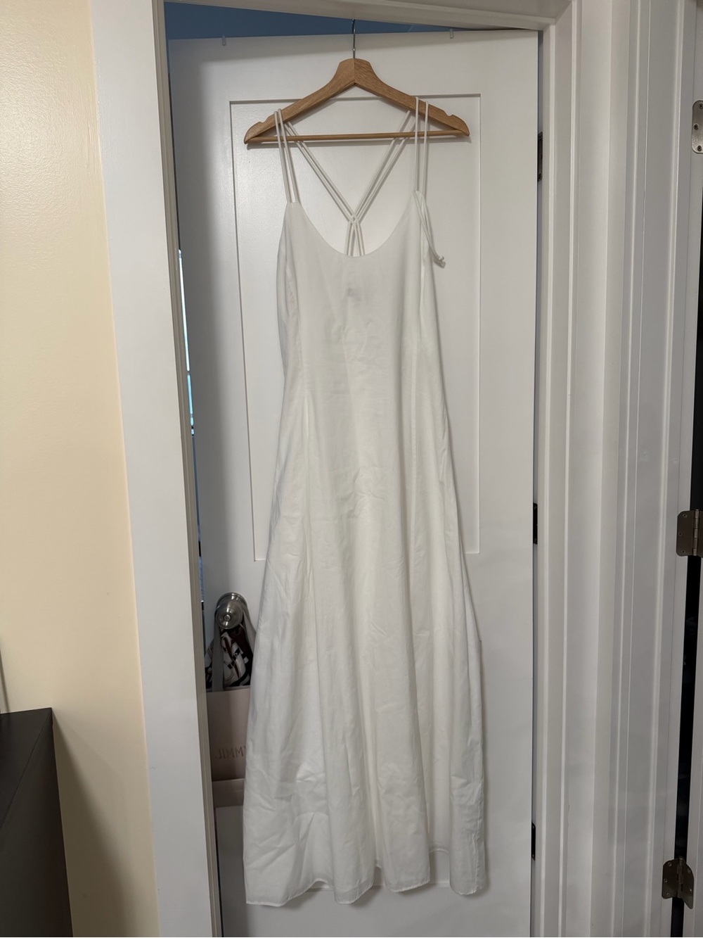 Emporio Armani White Strappy Maxi Dress